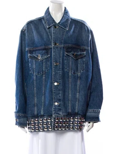 Pre-owned Khaite Denim Jacket W/ Tags In Blue