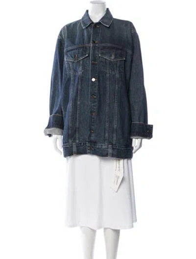 Pre-owned Khaite Denim Jacket W/ Tags In Blue