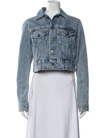 Pre-owned Khaite Denim Jacket W/ Tags In Blue