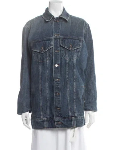 Pre-owned Khaite Denim Jacket W/ Tags In Blue