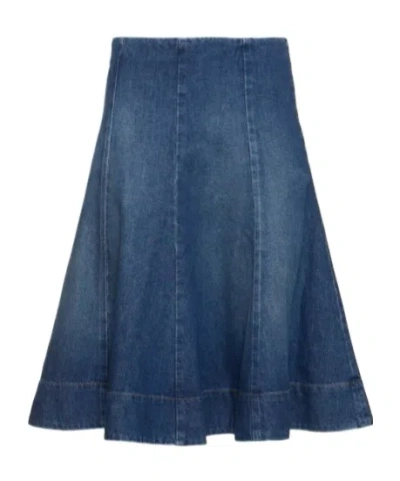 Khaite Denim Skirt