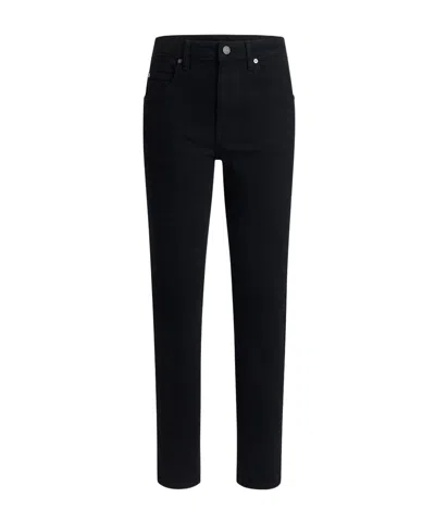 Khaite Denim Trousers With Belt Loops In Black