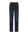 Khaite Denim Trousers With Belt Loops In Blue