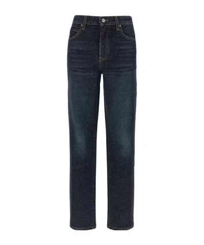 Khaite Denim Trousers With Belt Loops In Blue
