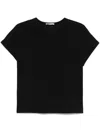 Khaite Devra Shirt With Black Pico In Black