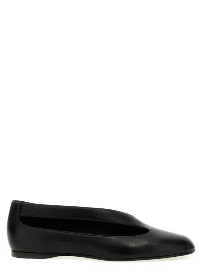 Khaite 'diana' Ballet Flats In Black