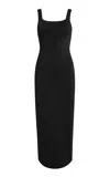 Khaite Dixi Dress In Burgundy