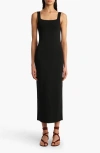 Khaite Dixi Fitted Knit Dress In Black