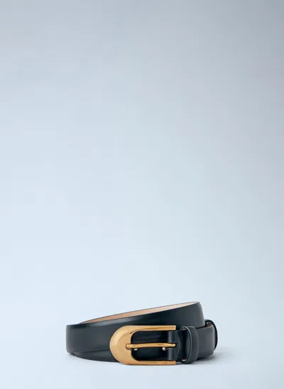 Khaite Dome Belt In Black