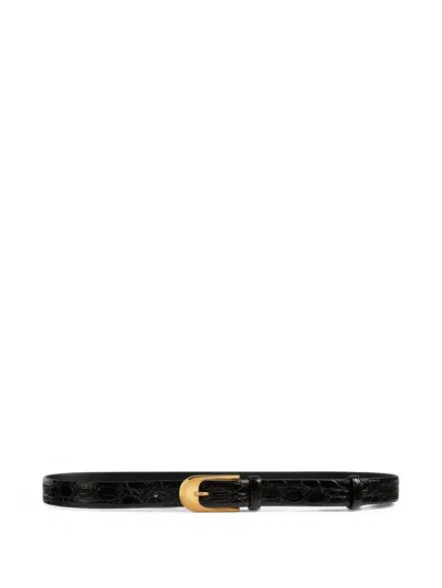 Khaite Dome Belt In Black