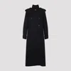 Khaite Donna Double-breasted Coat In Black