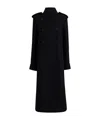 Khaite Donna Double-breasted Coat In Black