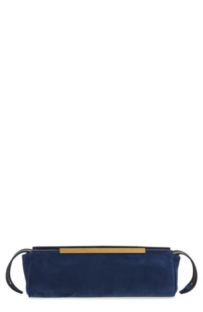 Khaite Donna Evening Clutch In Blue