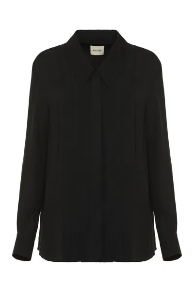 Khaite Dorian Silk Shirt