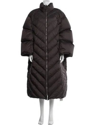Pre-owned Khaite Down Coat In Brown