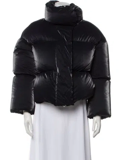 Pre-owned Khaite Down Down Jacket In Black