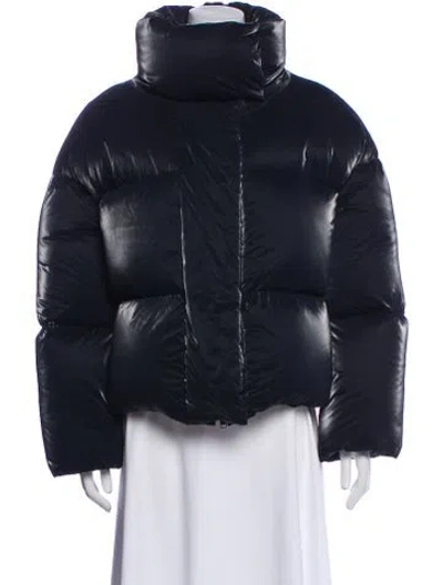 Pre-owned Khaite Down Down Jacket In Black