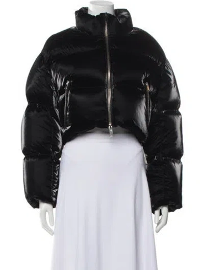 Pre-owned Khaite Down Down Jacket In Black