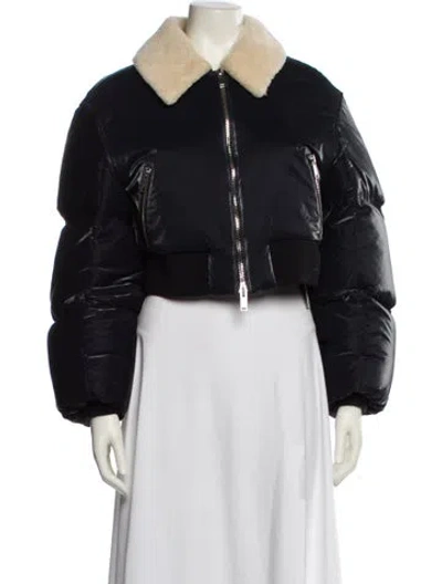 Pre-owned Khaite Down Jacket In Black