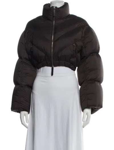 Pre-owned Khaite Down Jacket In Black