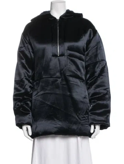Pre-owned Khaite Down Jacket In Blue