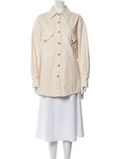 Pre-owned Khaite Down Jacket In Neutral