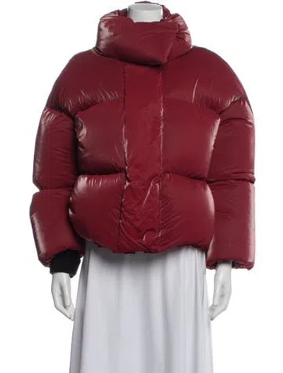 Pre-owned Khaite Down Jacket In Red
