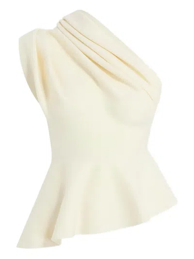 KHAITE DRAPED ONE-SHOULDER TOP