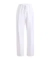 KHAITE KHAITE PRESSED CREASE DRAWSTRING TROUSERS