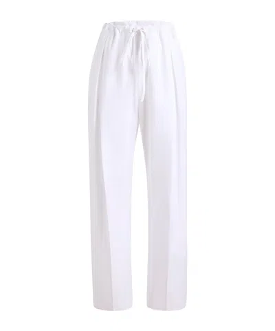 KHAITE KHAITE PRESSED CREASE DRAWSTRING TROUSERS