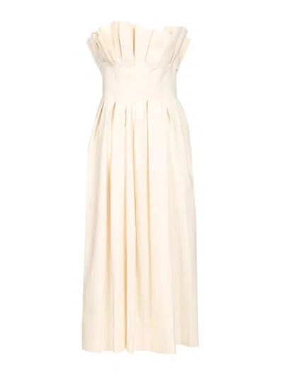 Khaite Dress In Beige