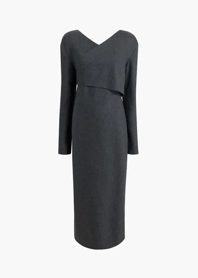 Khaite Dress In Charcoal