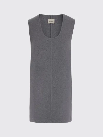 Khaite Dress  Woman Color Grey In Gray