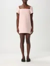 Khaite Elegant Mini Dress For Women In Pink