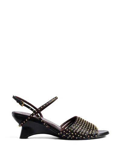 Khaite Drew Sandals In Black