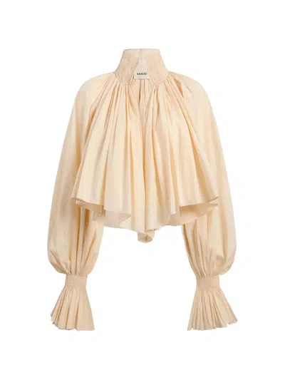 Khaite Durer Blouse In Neutral