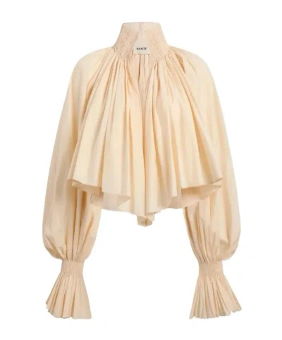 Khaite Durer Blouse In Nude