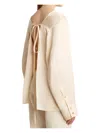 Khaite Durion Tie-back Blouse In Multi
