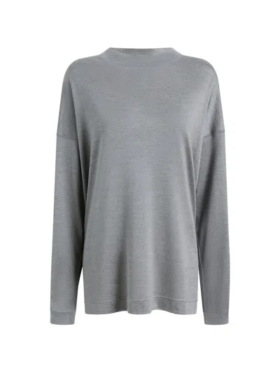 Khaite Dylan Top In Heather Grey In Gray