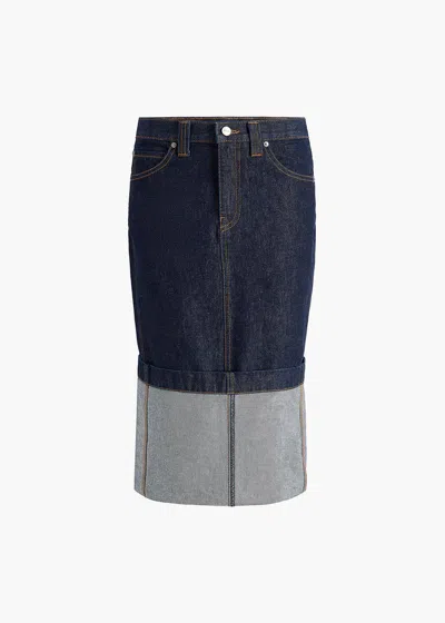 Khaite E26 Skirt In Denim