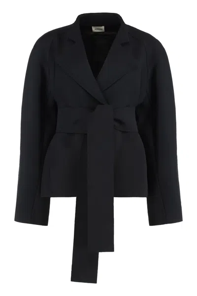 KHAITE EDITH CRÊPE DE CHINE JACKET