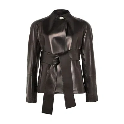 Khaite Edith Leather Jacket