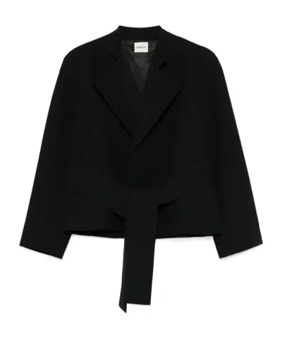 KHAITE KHAITE EDITH LONG-SLEEVED BELTED JACKET