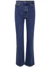 Khaite Abigail High-rise Straight Jeans In White