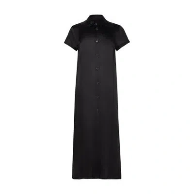 Khaite Effy Long Dress In Black