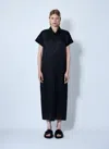 Khaite Effy Midi Dress In Black