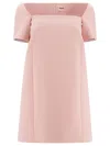Khaite Elegant Mini Dress For Women In Pink