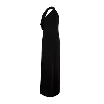 Khaite Elegant Roza Mini Dress In Black