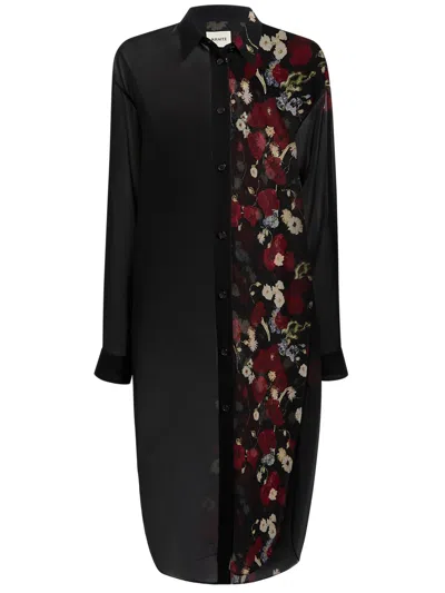Khaite Elegant Silk Mini Dress For Women In Black