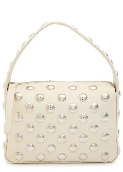 Khaite Elena Mini Studded Leather Top Handle Bag